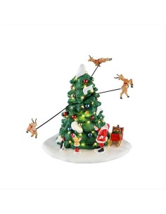 Reindeer Races 54455 Lemax – Miniatura Natalizia Illuminata
