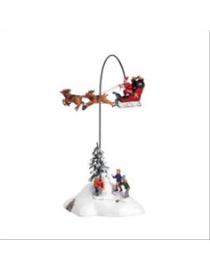 LEMAX 54353 Santa Claus is coming to Town con 4.5V adattatore (EU)