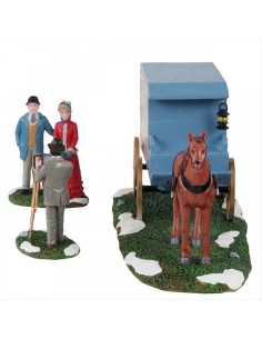 Traveling Photographers Wagon 13561 LEMAX – Set 3 Carri Fotografici Ca 2