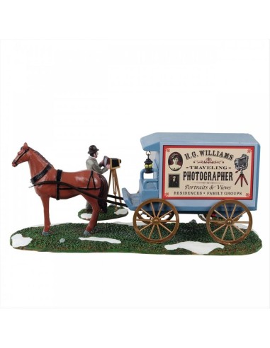 Traveling Photographers Wagon 13561 LEMAX – Set 3 Carri Fotografici Ca