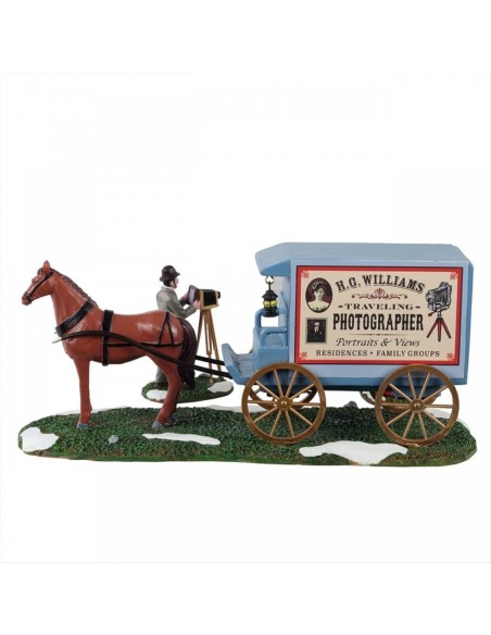 Traveling Photographers Wagon 13561 LEMAX – Set 3 Carri Fotografici Ca