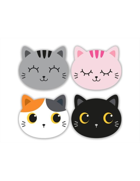 Tovaglietta Americana Gatti 4 Modelli 🐱✨ Gatto grigio, rosa, arancion