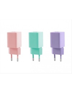 Adattatore USB Colori Pastello ✨ Rosa Verde Lilla - 3 Varianti