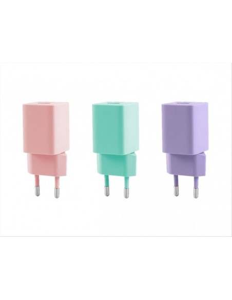 Adattatore USB Colori Pastello ✨ Rosa Verde Lilla - 3 Varianti