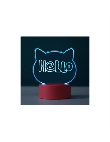 iTOTAL Lampada LED 3D GATTO: la tua luce a forma di micio! 🛠️✨