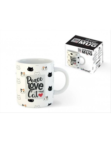Tazza Ceramica GATTI 😺✨ 295ml - Mug Kawaii per Amanti dei Gatti