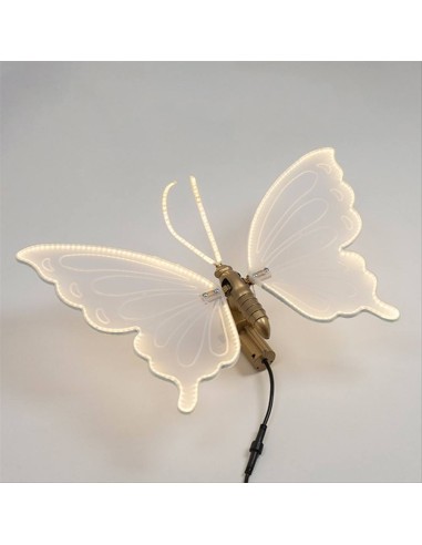 Farfalla Illuminata 60cm 🦋✨ Con Motion 12V e LED Bianco Caldo - IP44