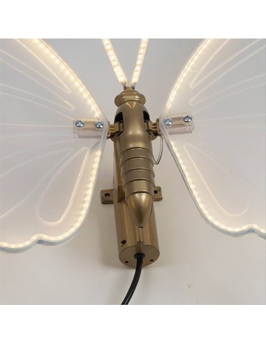 Farfalla Illuminata 60cm 🦋✨ Con Motion 12V e LED Bianco Caldo - IP44