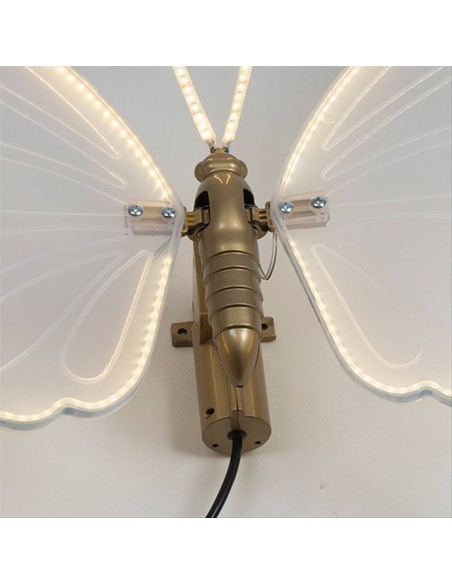 Farfalla Illuminata 60cm 🦋✨ Con Motion 12V e LED Bianco Caldo - IP44