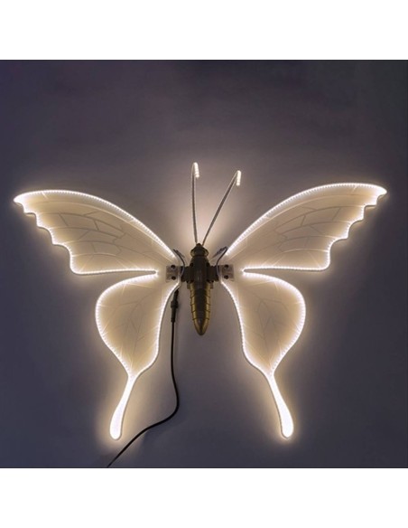 Farfalla Illuminata 100cm 🦋✨ LED Bianco Caldo - IP44