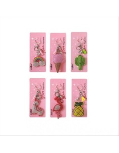 Portachiavi GOOD VIBES Glitterato ✨ 6 Fantasie Kawaii - Charm iTotal