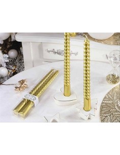 Set 2 Candele a Stelo Twist Oro ✨ 2