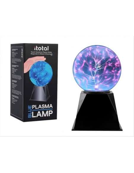 Lampada Plasma a Sfera BLU - Magia di Luce Interattiva!