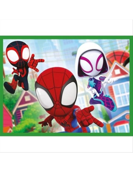 Puzzle Cubo 12 pz Spidey – Clementoni 3+, con 6 immagini divertenti