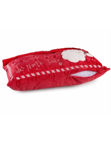 Cuscino natalizio Lettera di Babbo Natale - 50x30 cm - Sfoderabile con