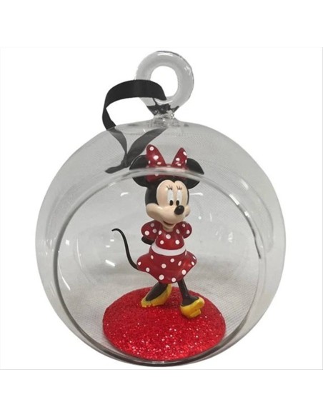Pallina di Vetro con Minnie 3D H11cm – Con Scatola Regalo Disney