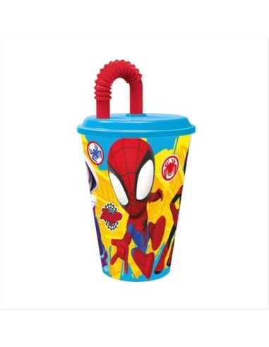 Bicchiere Spidey 430ml 🕷️🥤 – Sorseggia con il tuo supereroe!