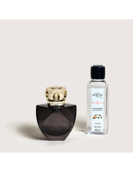 Lampe Berger - Cofanetto ETERNITY Noire + 250ml Lady Flower
