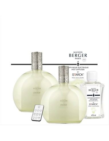 Maison Berger - Diffusore Elettrico STARCK con Ricarica da 475ml Peau d'Ailleurs - Verde