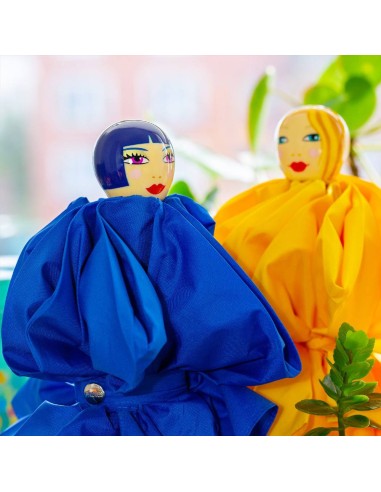 Ombrello Pieghevole Dama Blu ☔ – Eleganza e Praticità per Ogni Giornat