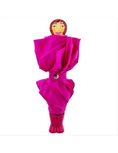 Ombrello Pieghevole Dama Rosa ☔ – Eleganza e Stile sotto la Pioggia