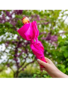 Ombrello Pieghevole Dama Rosa ☔ – Eleganza e Stile sotto la Pioggia 2
