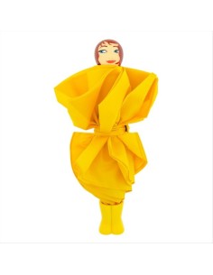 Ombrello Pieghevole Dama Gialla ☔ – Eleganza e Praticità con Stile