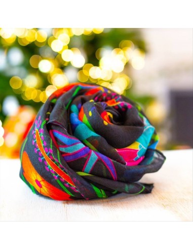 Foulard Pareo Balade JARDIN FLEURI 🌸 100x180cm – Primavera da Indossa