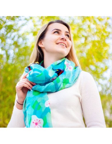 Foulard Pareo Balade BIRD 🐦 100x180cm – Moda Sostenibile e Multistyle