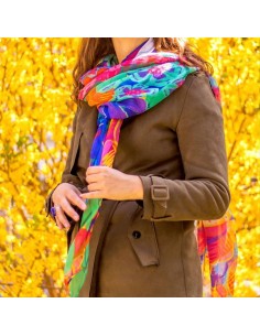 Foulard Pareo Balade BOUQUET 🌸 100x180cm – Colori in Fiore | Pylones 2