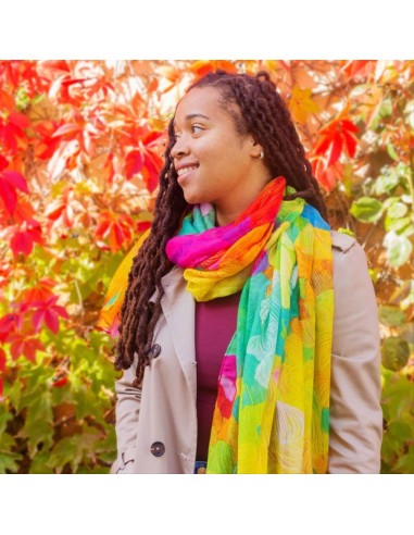Foulard Pareo Balade PALETTE 🎨 100x180cm – Arte da Indossare | Pylone