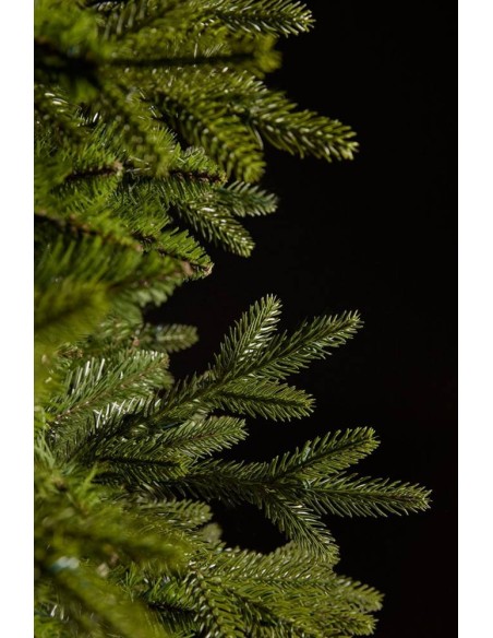 EDG Albero Pino Cristallo H180cm D112cm Albero di Natale Realistico e 