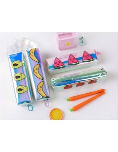 Astuccio con FRUTTA Kawaii Iridescente