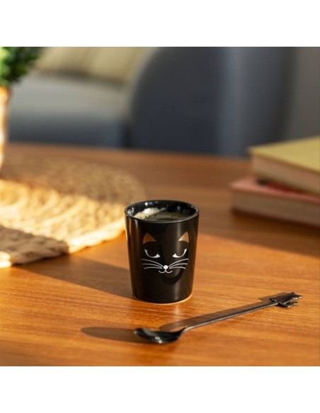 Tazzina da Caffè Gatto Nero – Magia e Stile in Ogni Sorso!