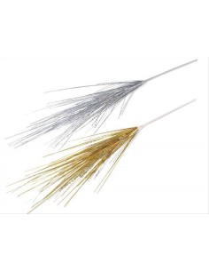 Ramo filamenti metallizzati a spirale - H104 cm - 2 colori disponibili