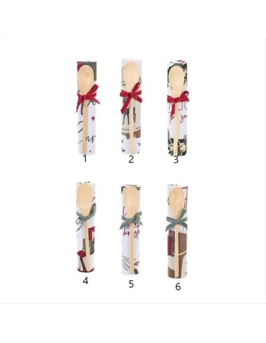 Strofinaccio con Mestolo 40x70cm Christmas is Coming – 6 Modelli