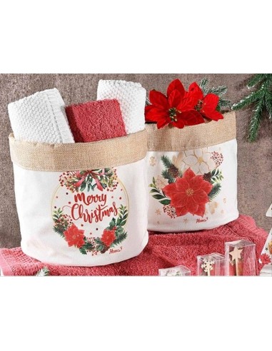 Cestino Portapane Natalizio in Tessuto Aghifoglio 🎄