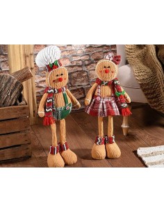 Omino di Pan di Zenzero H60cm - Con Fiocco o Cappello da Cuoco 2