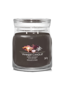 BLACK COCONUT Giara Media 368g Yankee Candle Signature 🌴✨