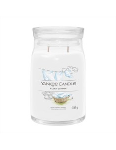CLEAN COTTON Giara Grande Yankee Candle - Freschezza pura a casa tua!