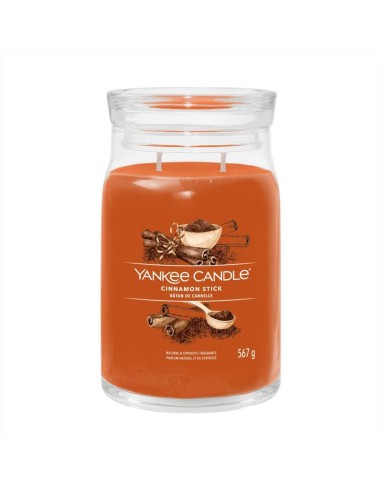 Yankee Candle Cinnamon Stick - Giara Grande 567g, Avvolgente Profumo d
