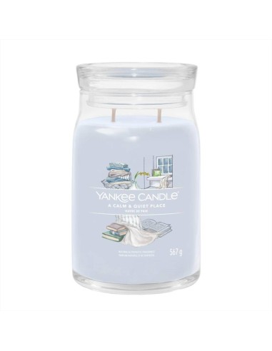 A CALM E QUIET PLACE Giara grande 567gr Yankee Candle Signature