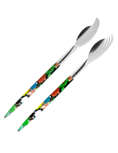 Set 2 Posate da Insalata Palette