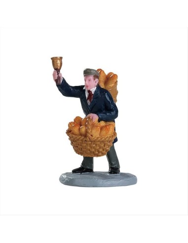 Bread Peddler 82590 Lemax – Figurina Venditore di Pane 🥖🧺