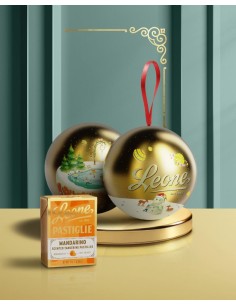 Pastiglie al Mandarino 27g Leone - Pallina Boule de Neige 🍊✨ 2