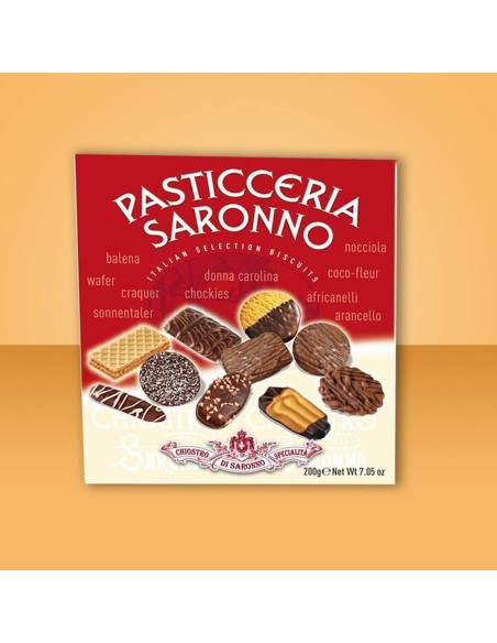 Biscotti mix al Cioccolato Pasticceria Saronno 200g - Dolce Tradizione