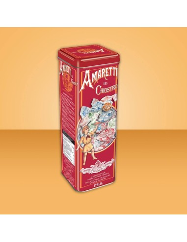 Amaretti Croccanti Chiostro di Saronno 175g - Tower Tin Elegante Senza