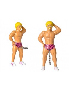 Apribottiglie Uomo Biondo iTOTAL – Cavatappi Divertente 20 cm