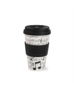 Tazza con Tappo in Silicone 435ml MUSICA 🎵 in rPET – Bevi al Ritmo Gi