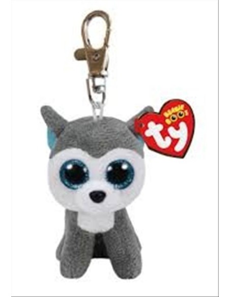 Peluche Ty Beanie Boo's Clips - Slush husky siberiano 8,5cm